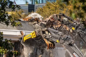 Demolition for room for the Balroom